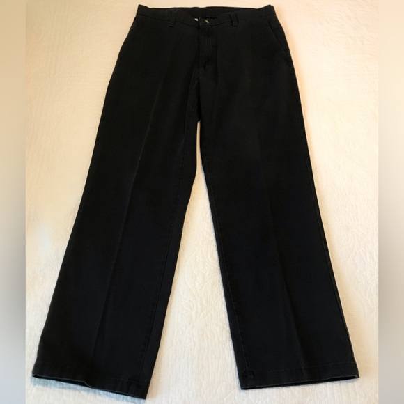 Mens black slacks. Size W32 L32. Unbranded. - Picture 2 of 4